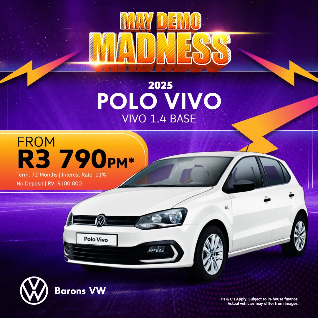 May Demo Madness – 2025 Polo Vivo 1.4 Base