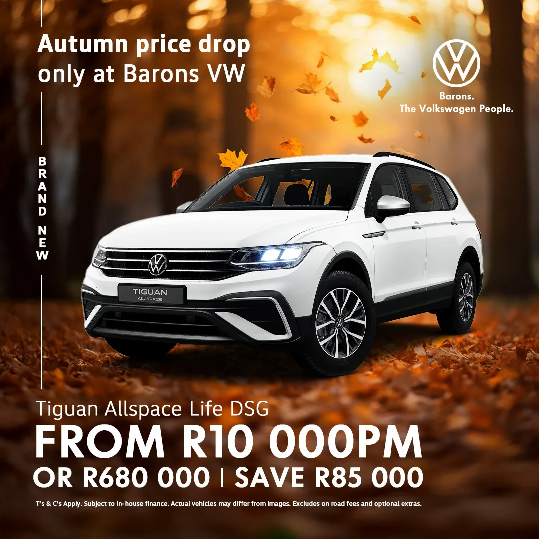 Autumn Price Drop – Tiguan Allspace Life DSG