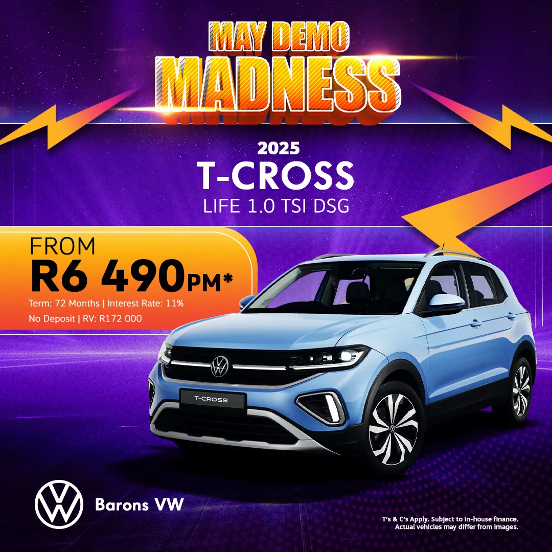 May Demo Madness – 2025 T-Cross Life 1.0 TSI DSG