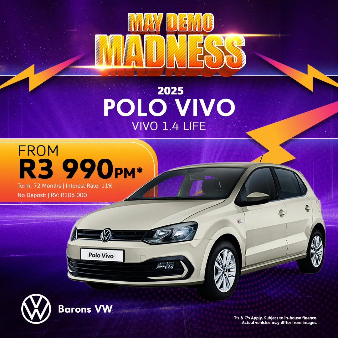 May Demo Madness – 2025 Polo Vivo 1.4 Life