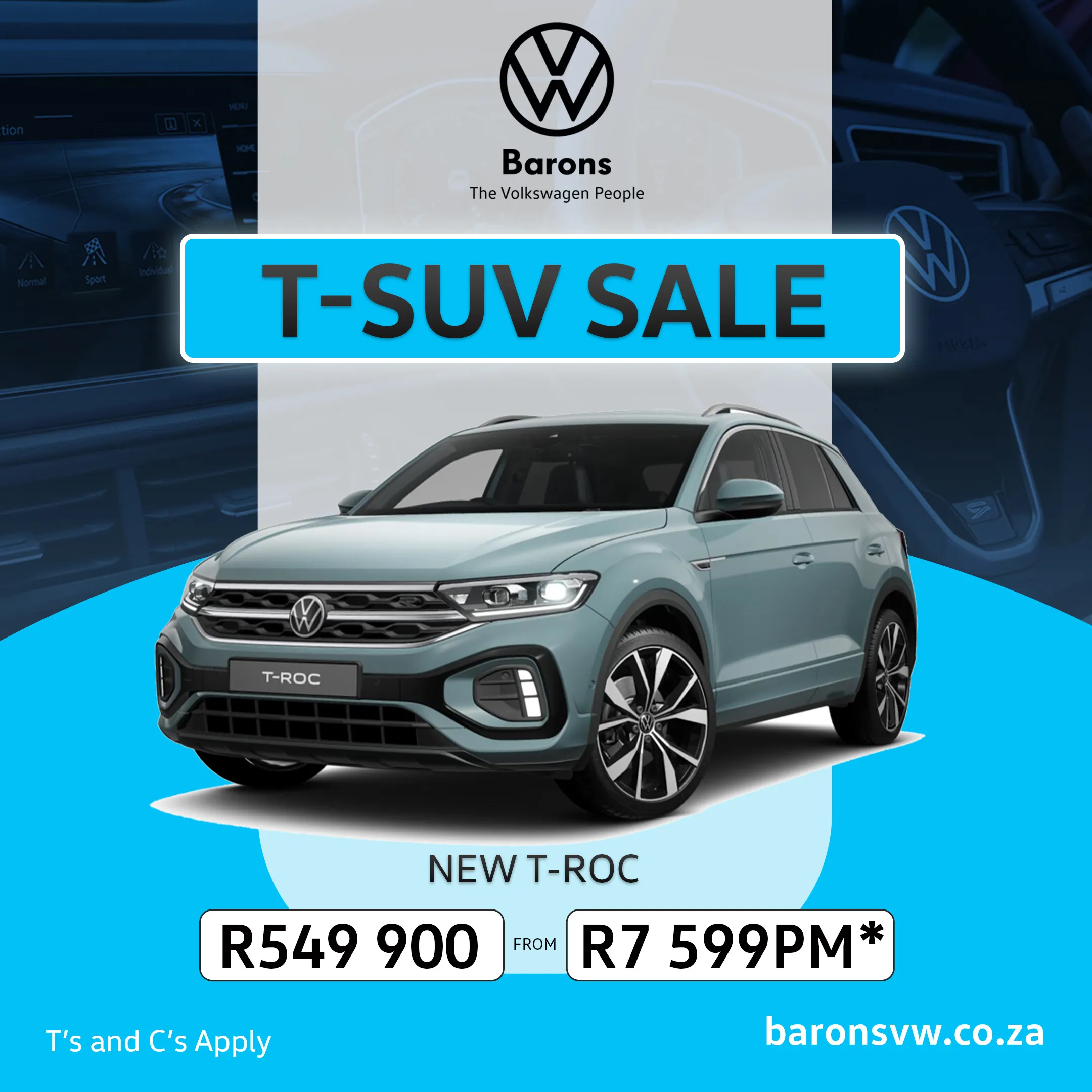 T-SUV SALE – New T-Roc