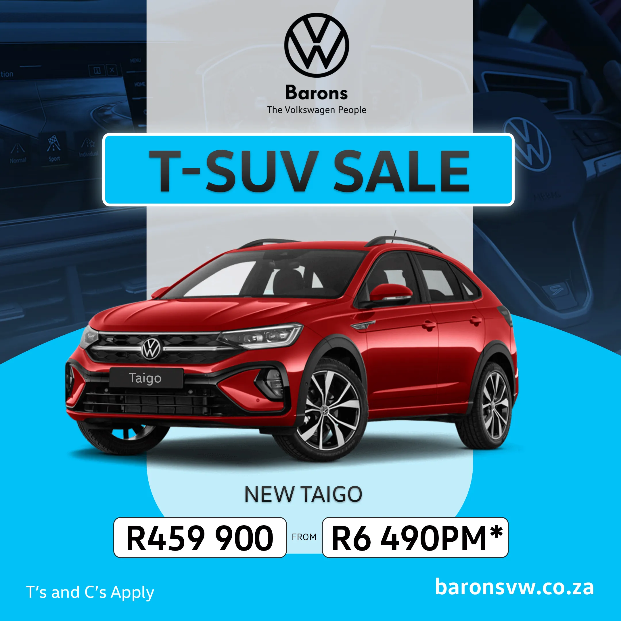 T-SUV SALE – New Taigo